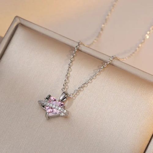 Crystal Heart Desire Necklace