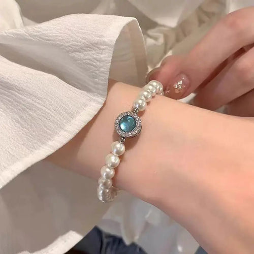 Ocean's Whisper Pearl Bracelet