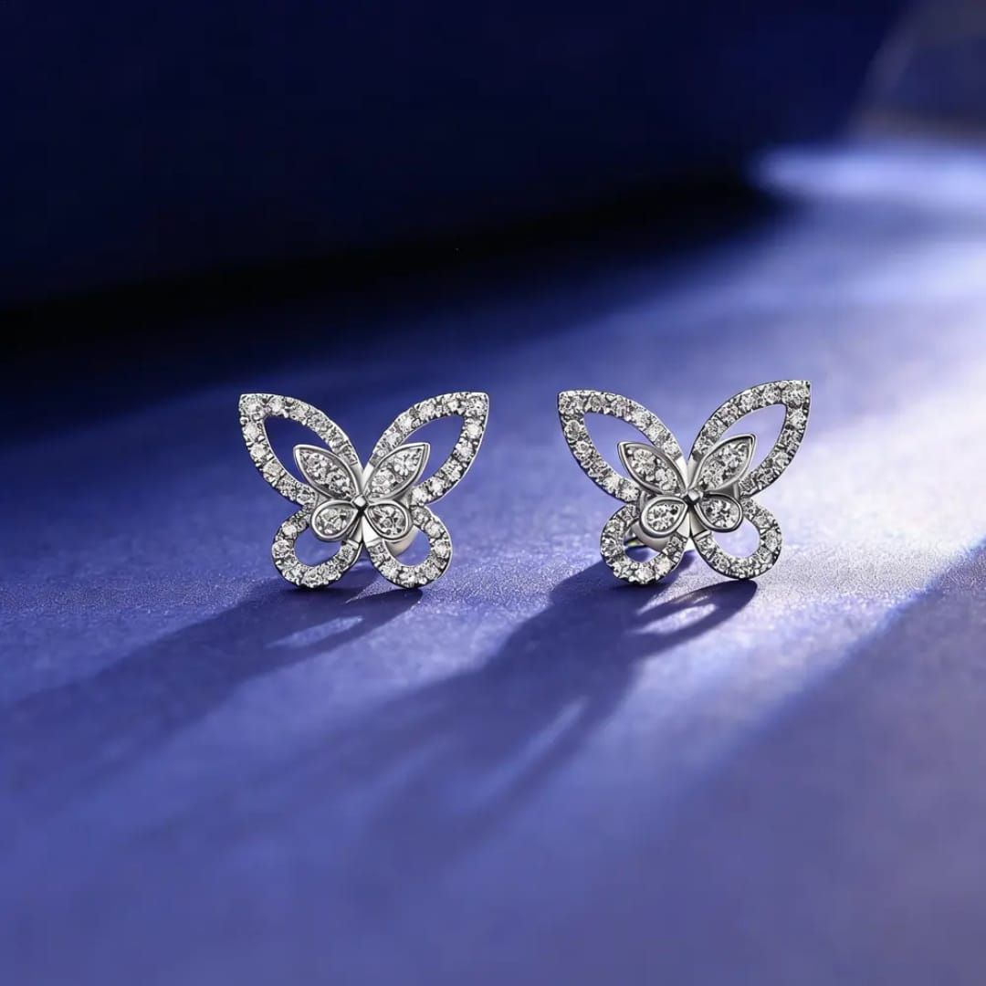 Dreamy Butterfly Stud Earring