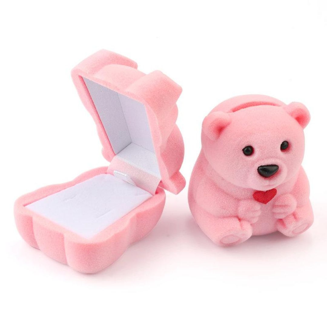 Love Teddy Ring Box