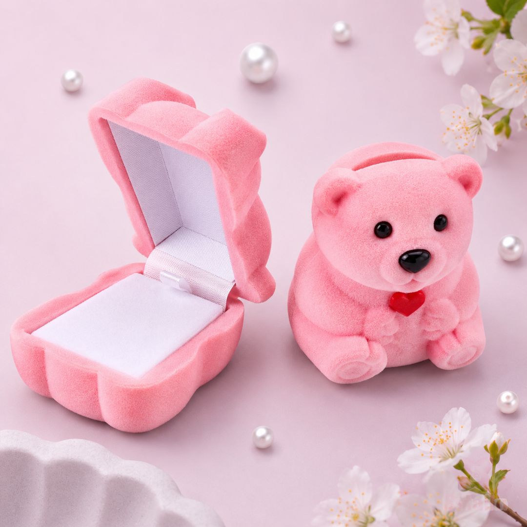Love Teddy Ring Box