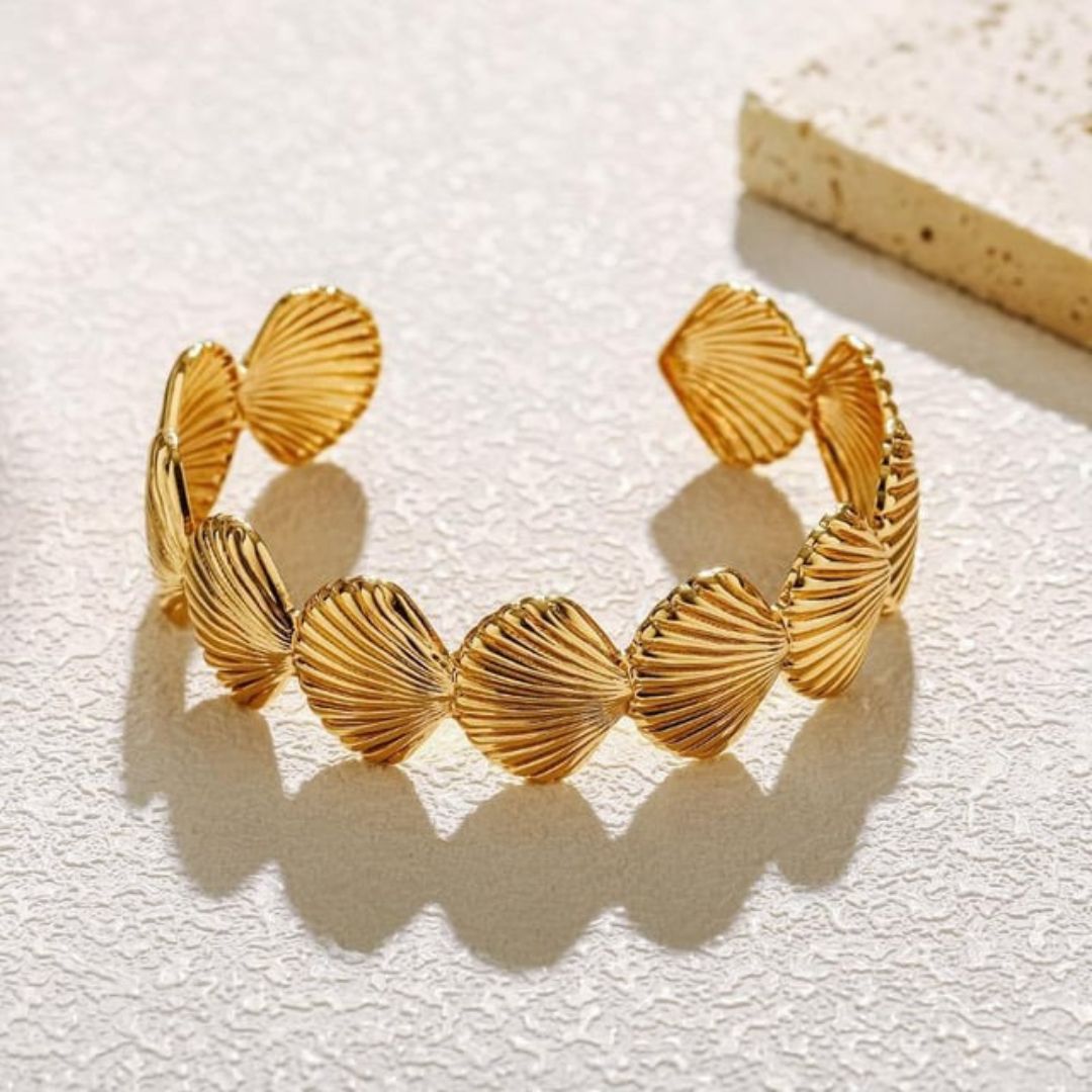 Gilded Shell Bracelet