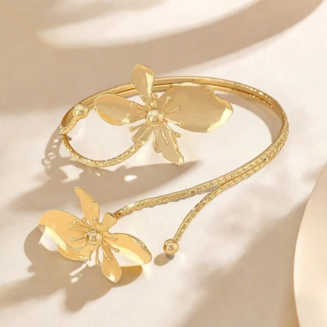 Olympian Floral  Arm Cuff