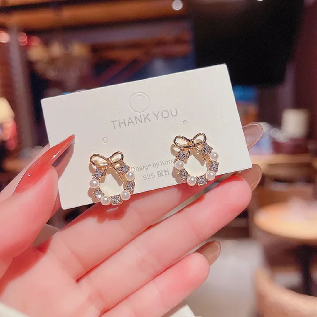 Shine Bow Earring
