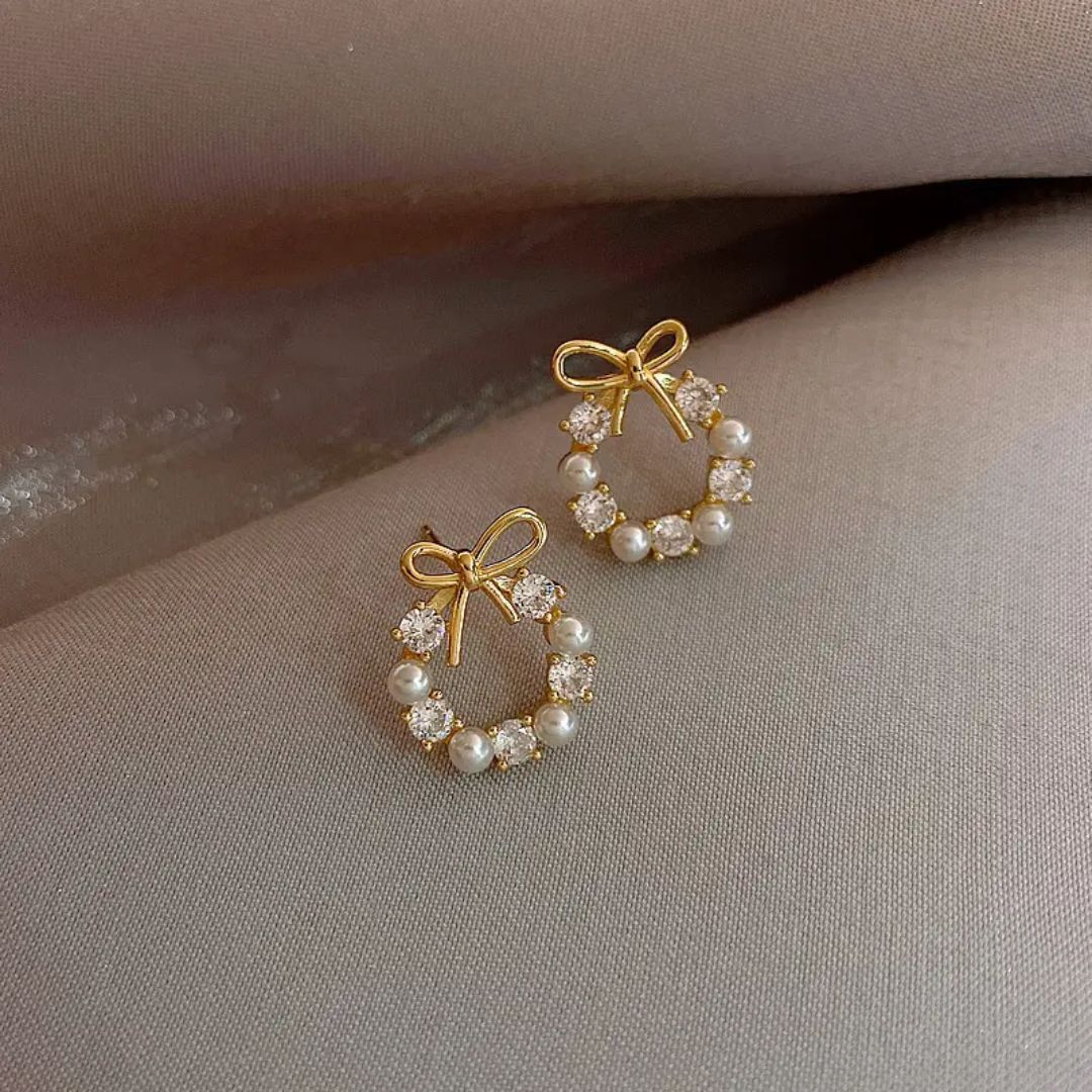 Shine Bow Earring