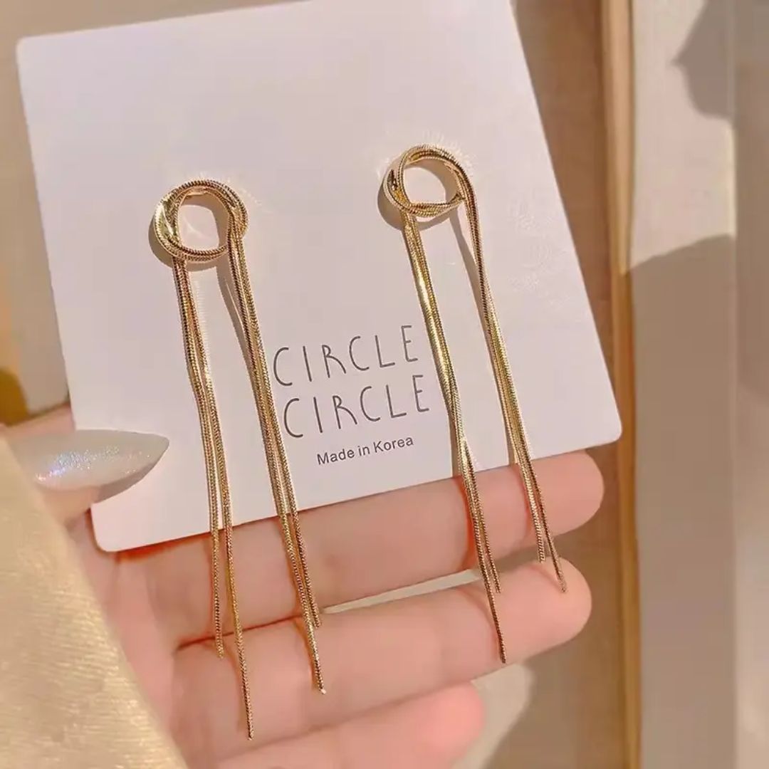 Bling Bloger Chain Earrings