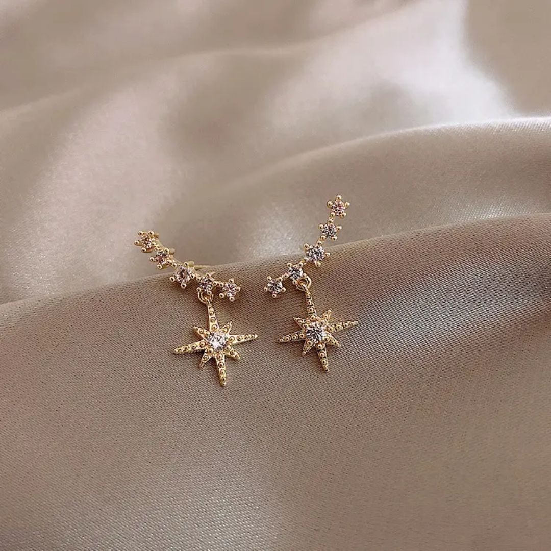 Bling Blogger Star Earrings
