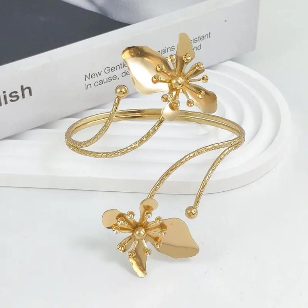 Olympian Floral  Arm Cuff