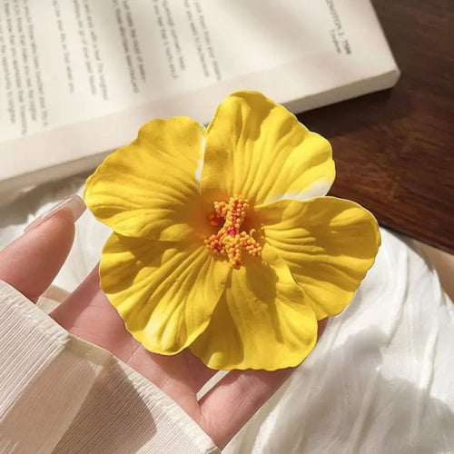 Hibiscus Flower Hair Clip