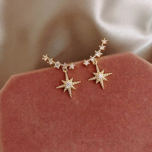 Bling Blogger Star Earrings