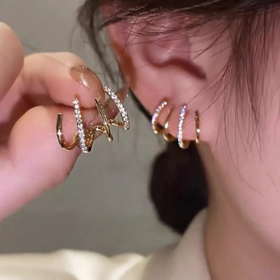 Bling Blogger Stud Earring