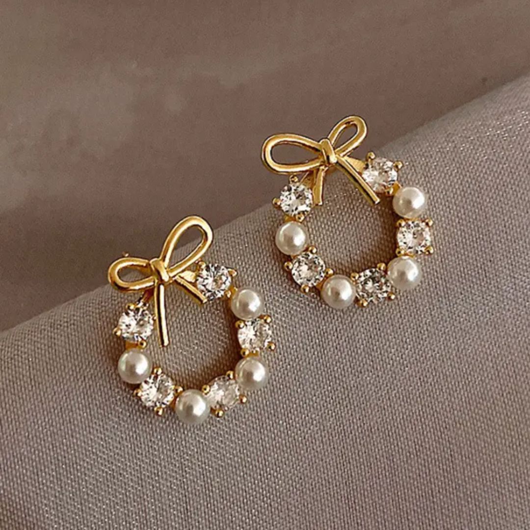 Bling Blogger Bow Earring