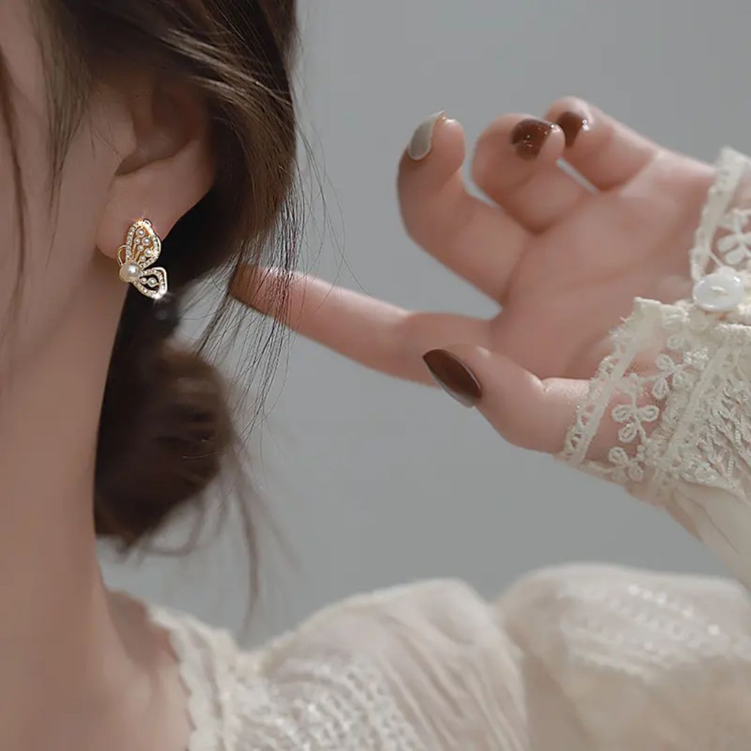 Take A Butterfly Stud Earrings