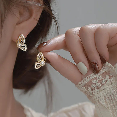 Take A Butterfly Stud Earrings