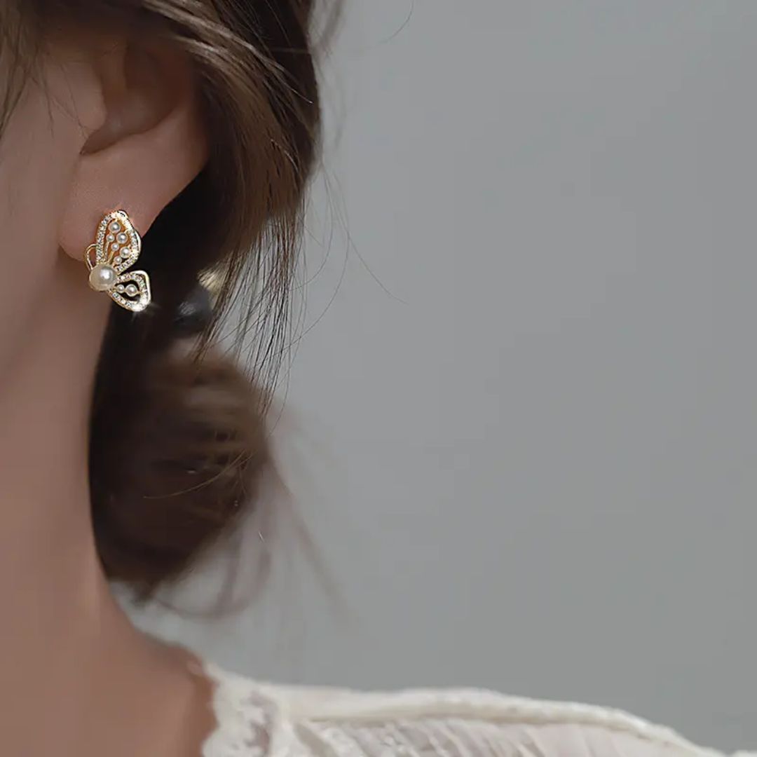 Take A Butterfly Stud Earrings