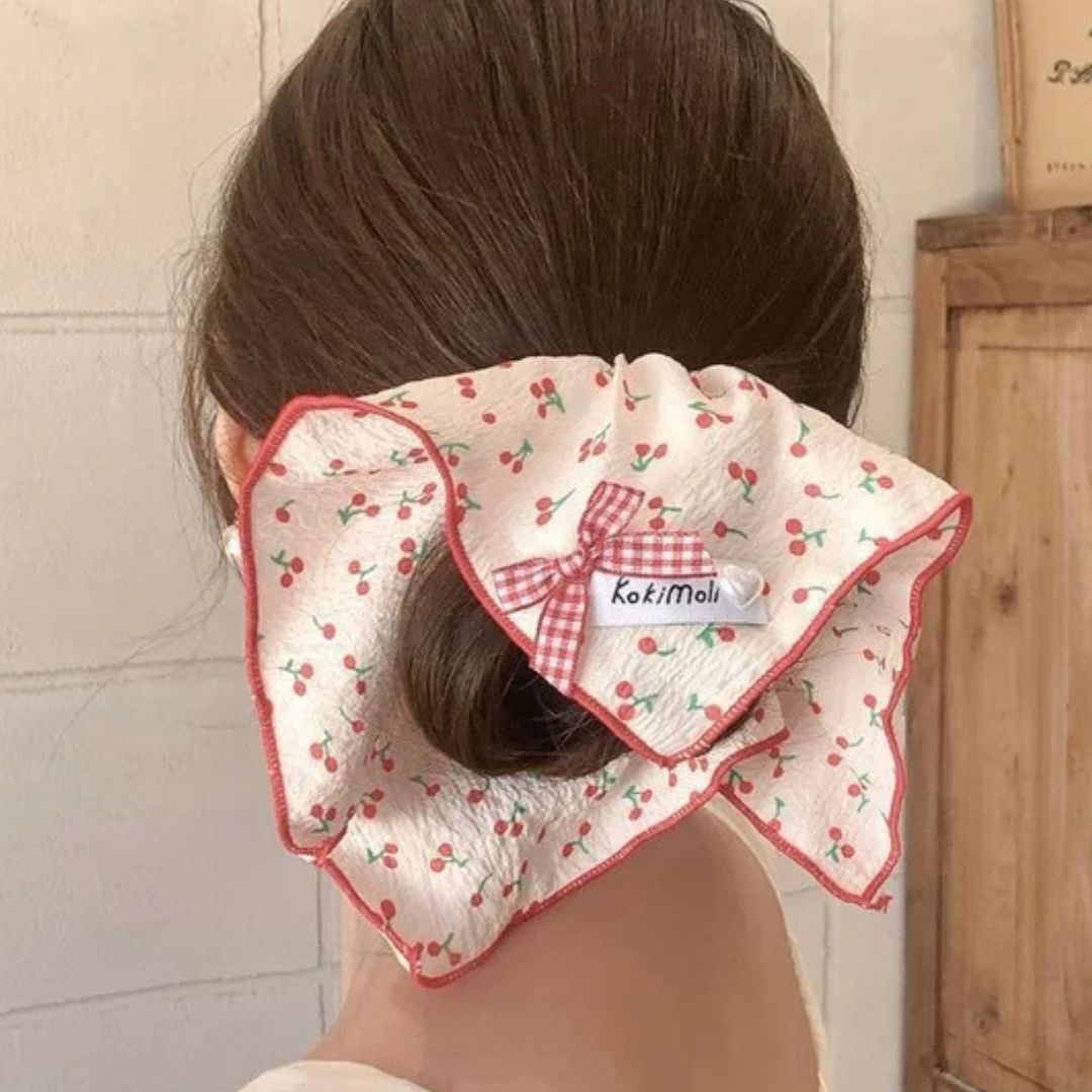 Kokima Cherry Scrunchie