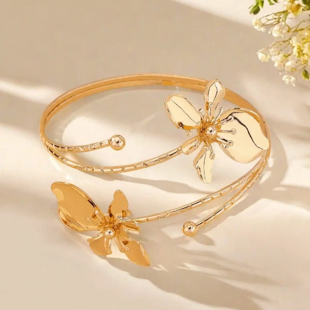 Olympian Floral  Arm Cuff