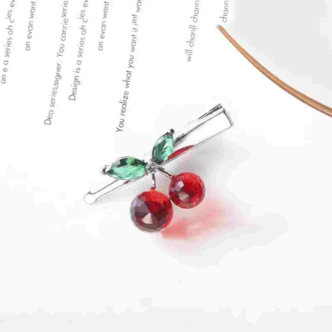 Sparkling Cherry Hair Clip
