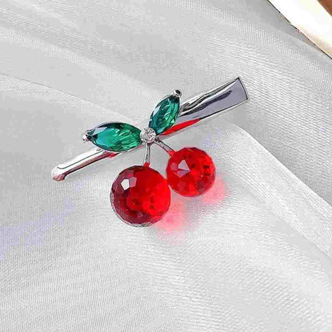 Sparkling Cherry Hair Clip