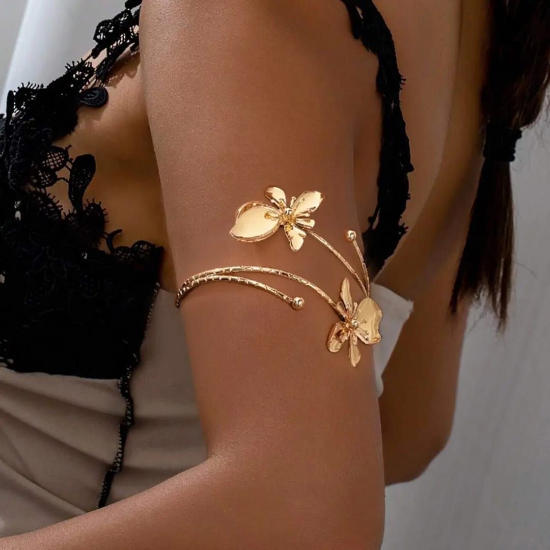 Olympian Floral  Arm Cuff