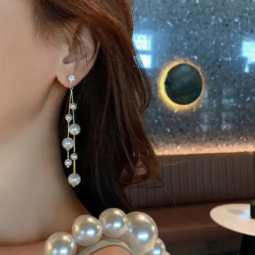 Pearlfect Long Earrings