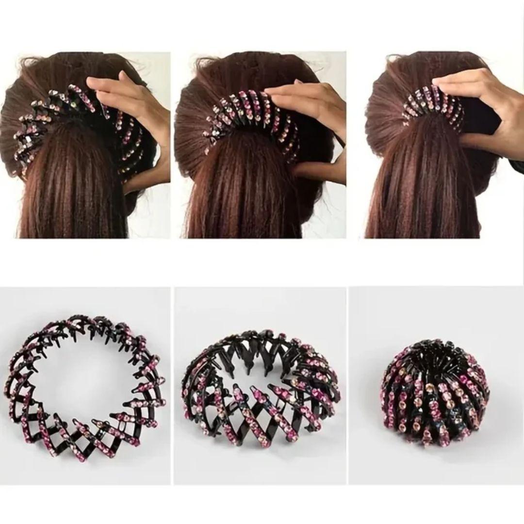 Bling ponytail buns (pack of 1)