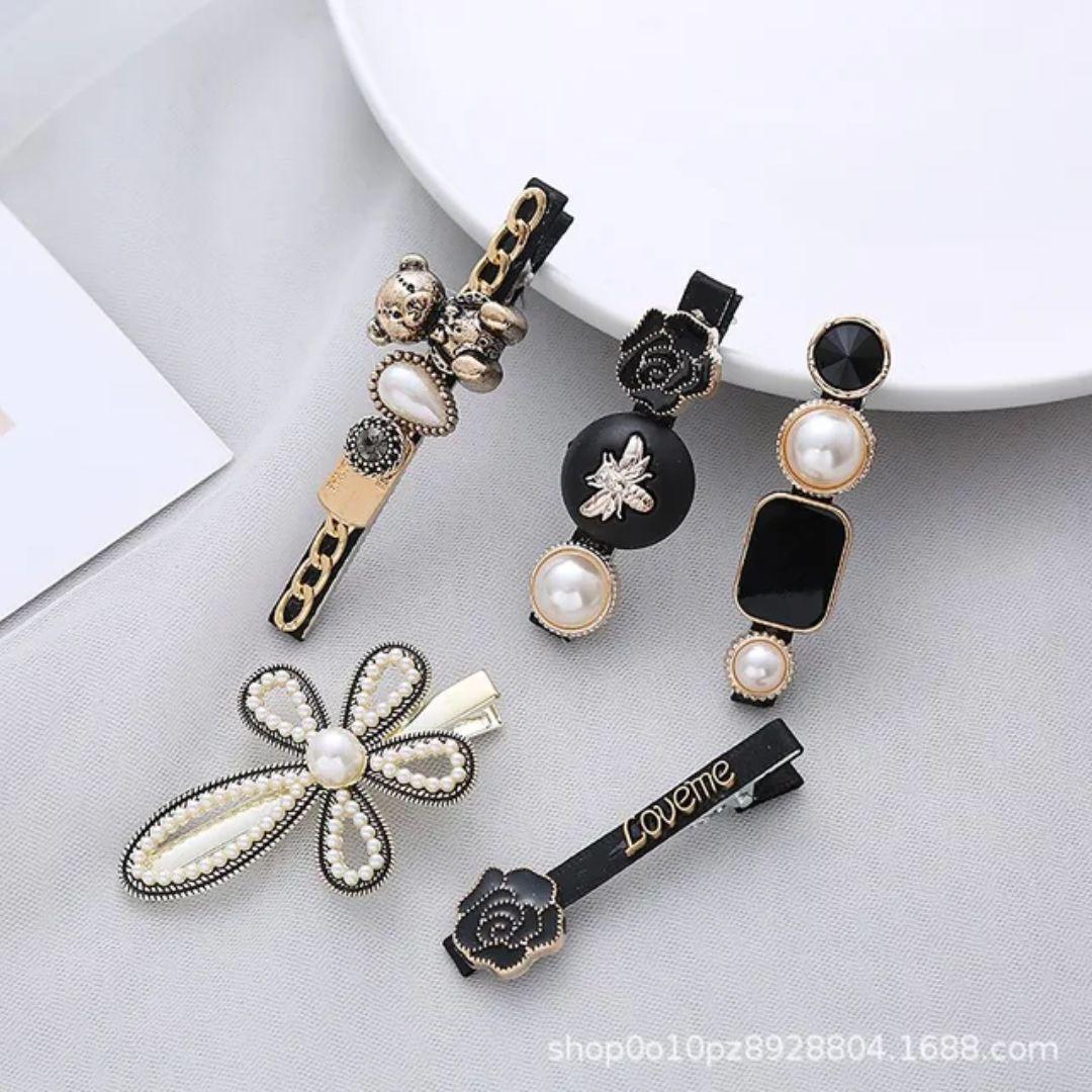 Black Jack Hair Clip Set