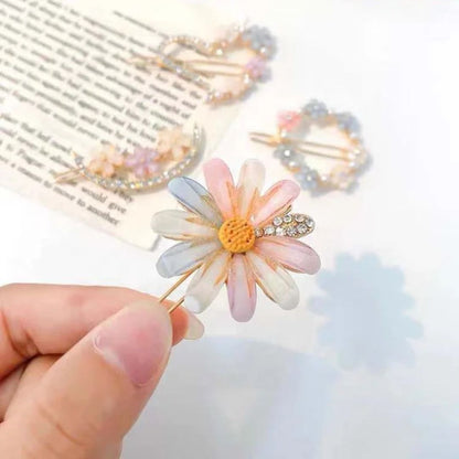 Flower Hairclip Geometric