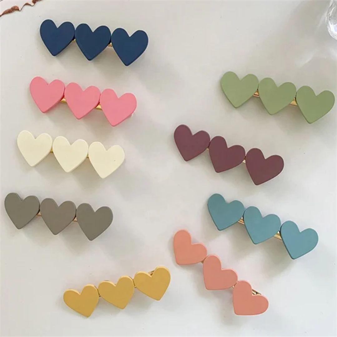 Heart hair clip (Pack of 2)