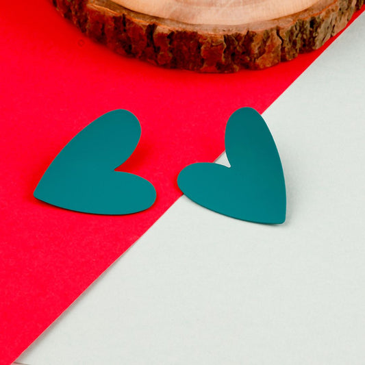 Coloured Heart  Earrings