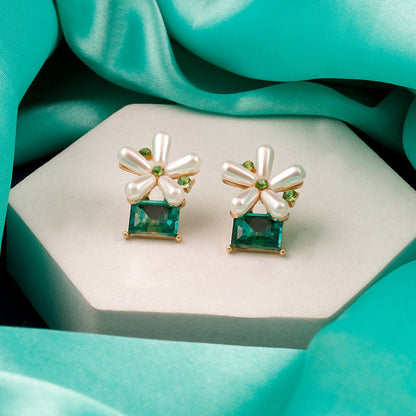 Cut The Crap Flower Earrings