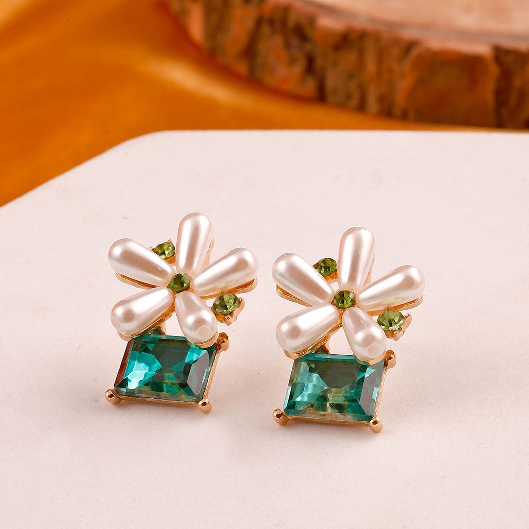 Cut The Crap Flower Earrings