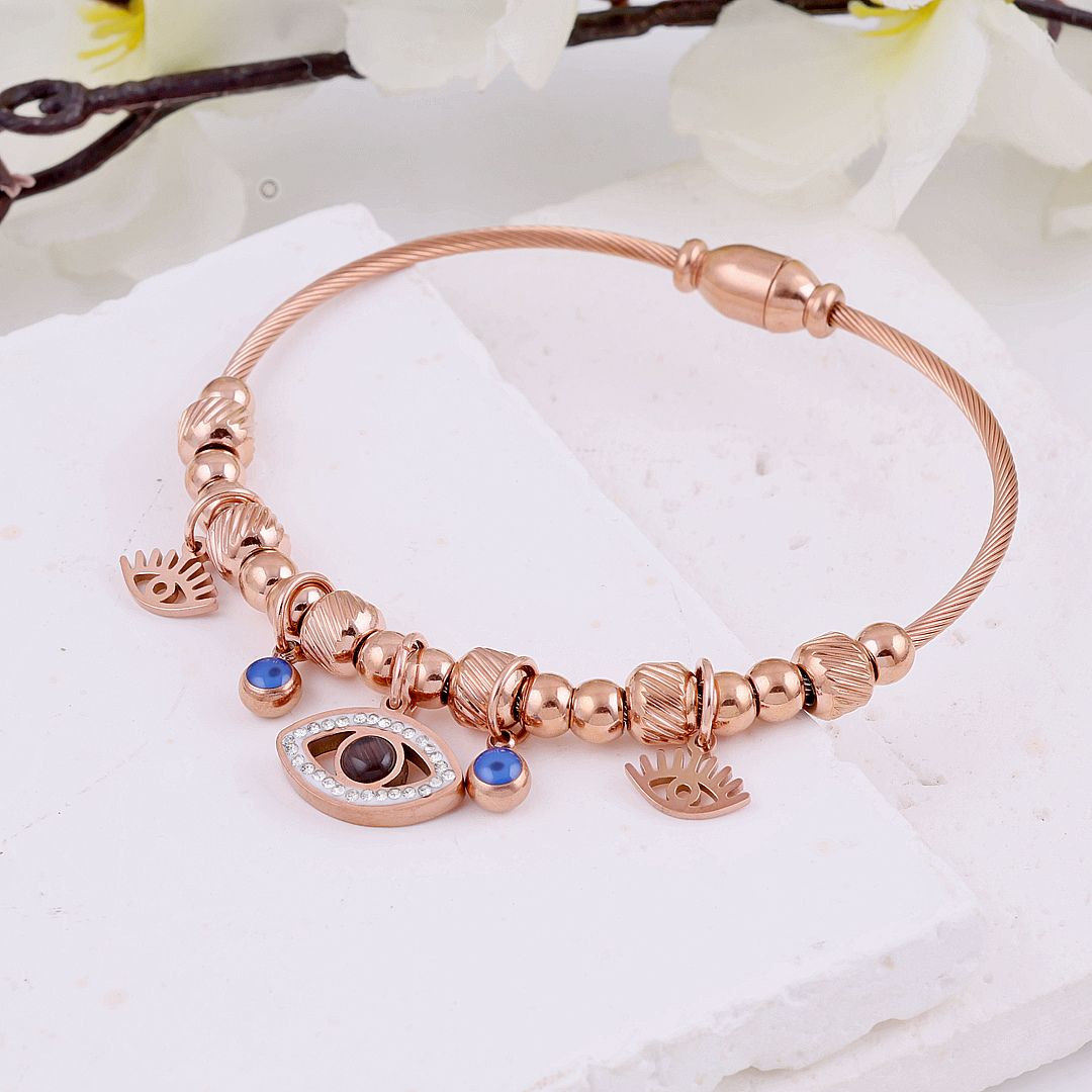 Cut The Crap Evil Eye Bracelet