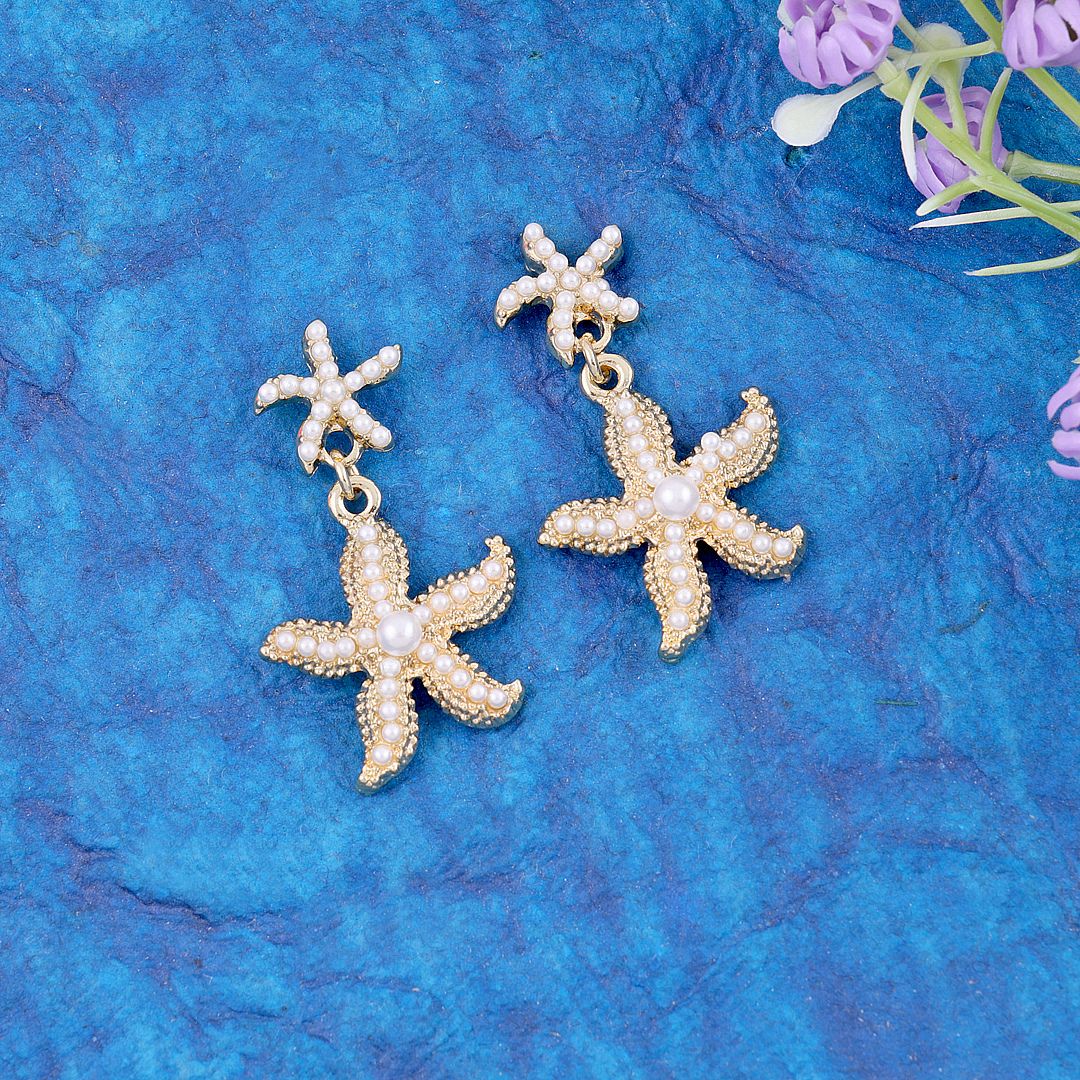 Bling Blogger Star Earrings