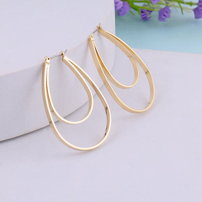 As Pretty As Gold Hoop Earrings