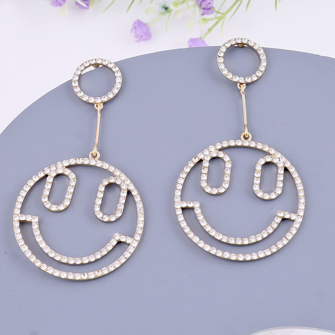 Smiley Statement Earrings