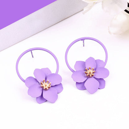 Color pop Flower Earring