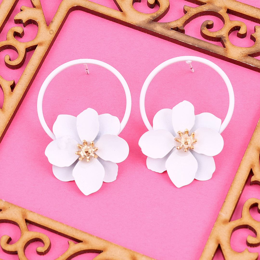 As Preety As Flower Earrings