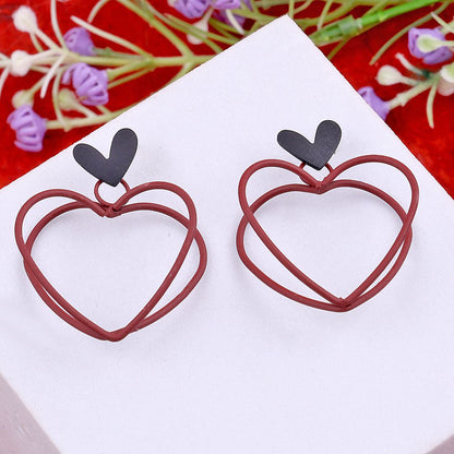 Not so Hollow Heart Earrings