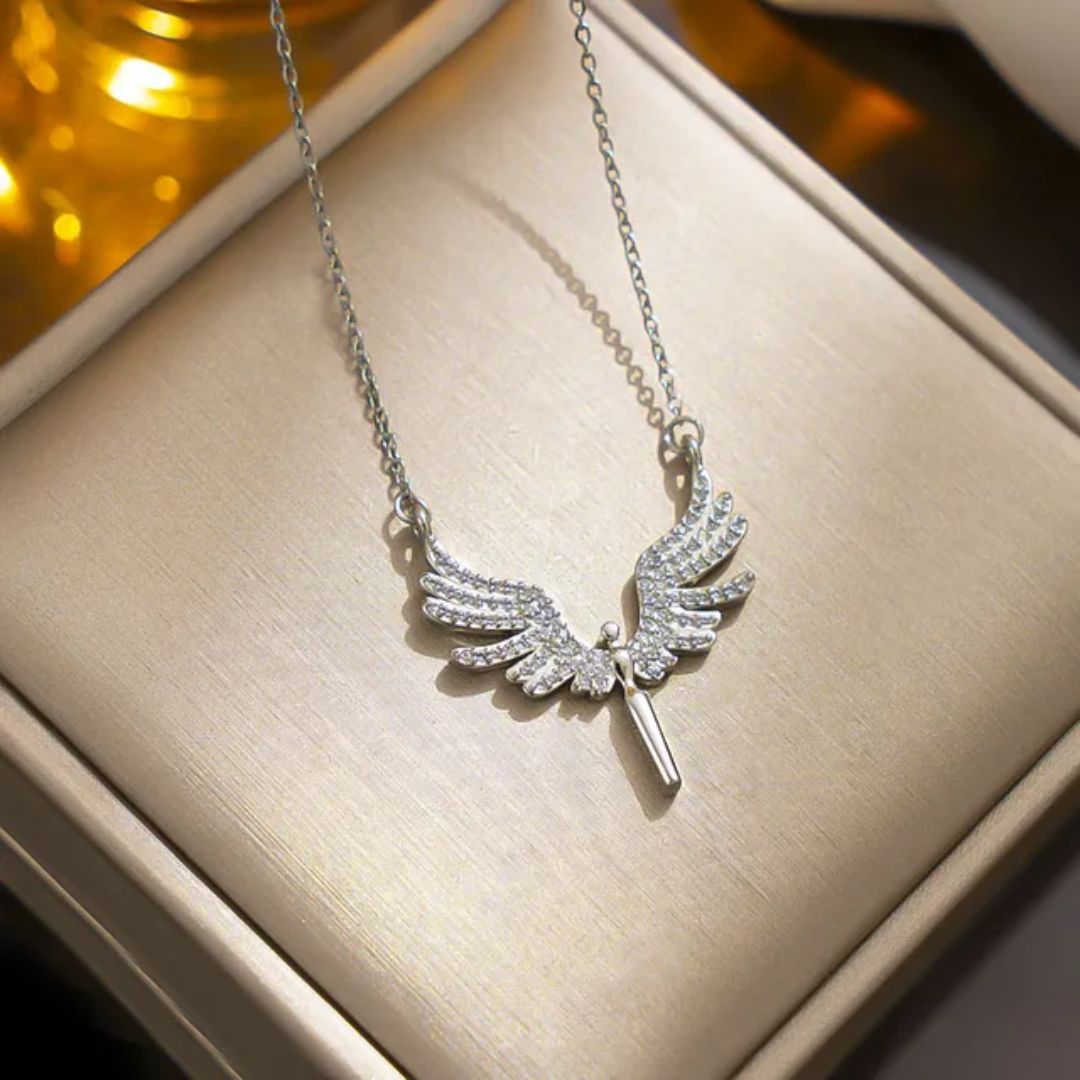 Angel Wing Silver Neckpiece