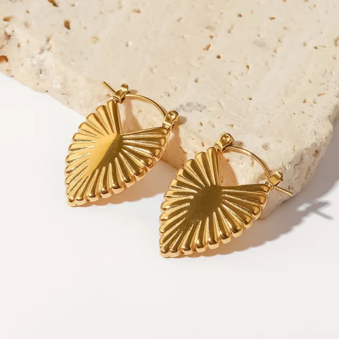 As pretty as gold hoops earrings