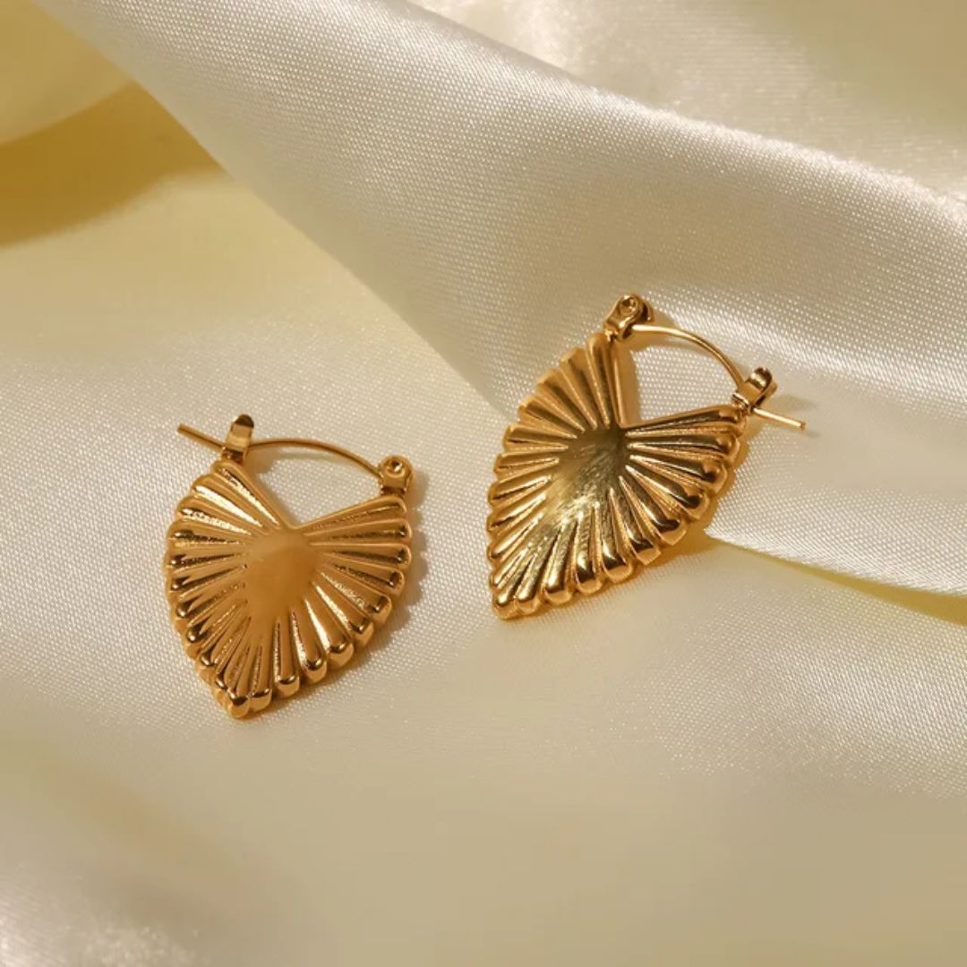 As pretty as gold hoops earrings