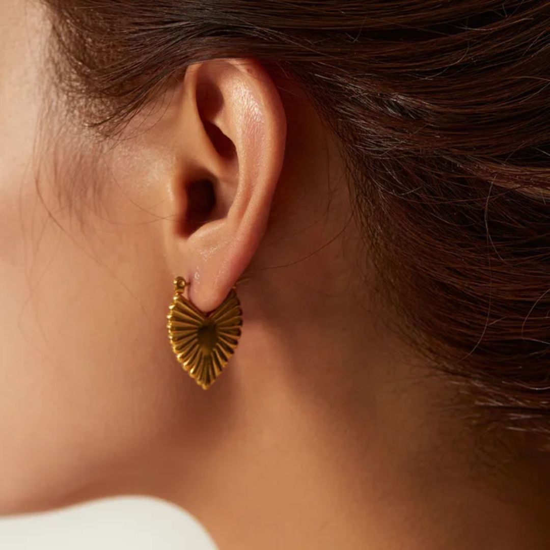 As pretty as gold hoops earrings