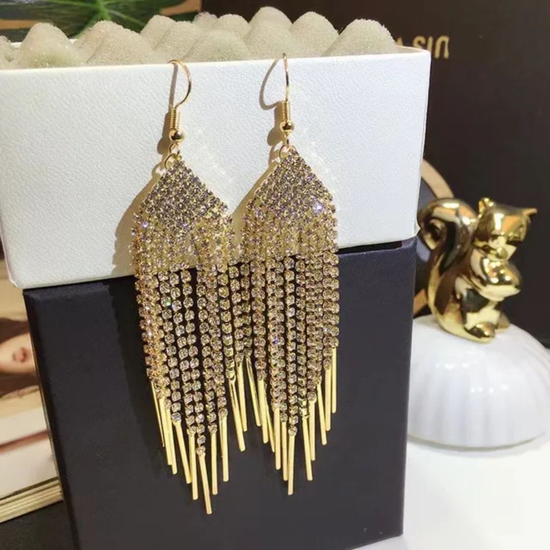 Bling Blogger Chain Earrings