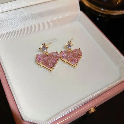 Pinky Promise Heart  Earrings