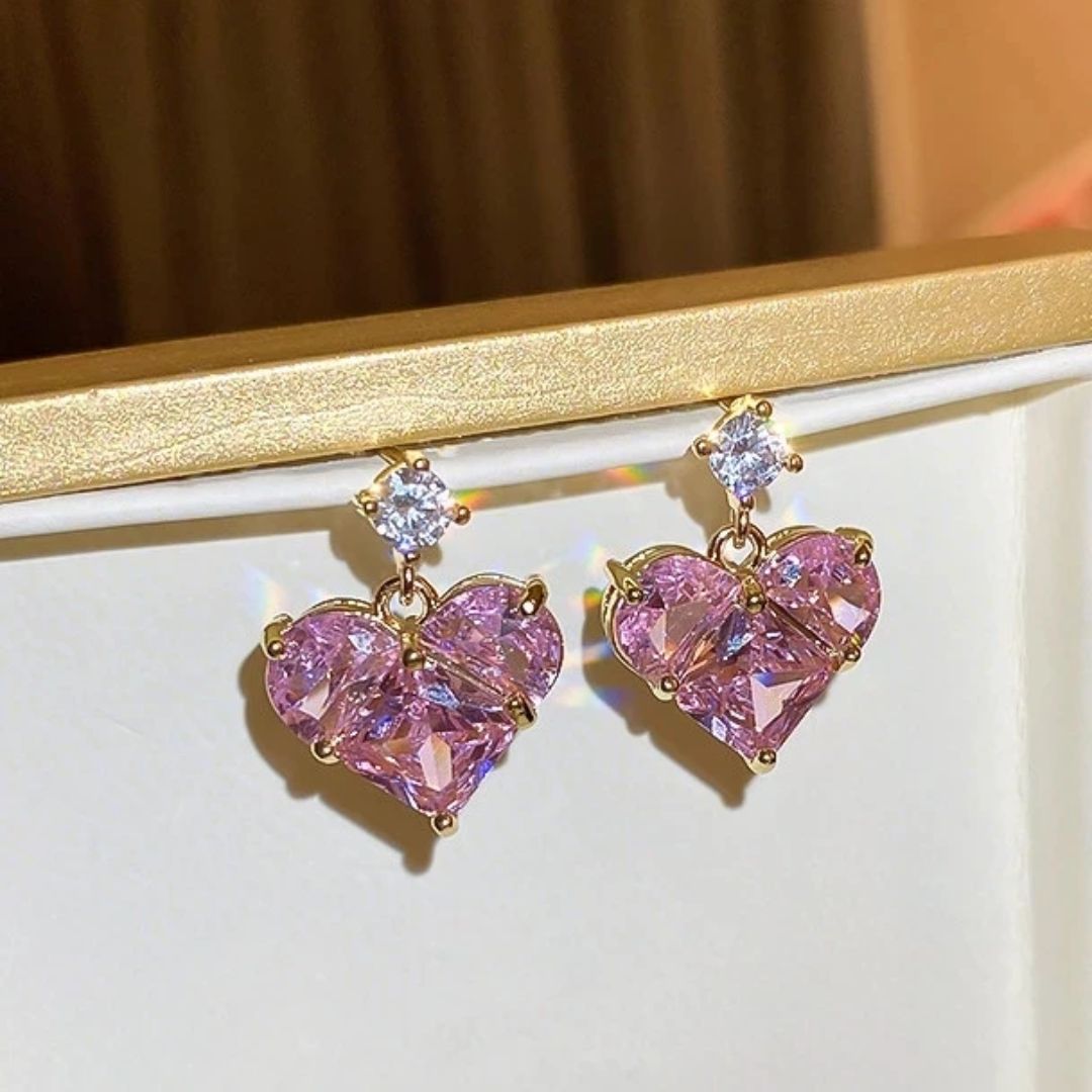 Pinky Promise Heart  Earrings