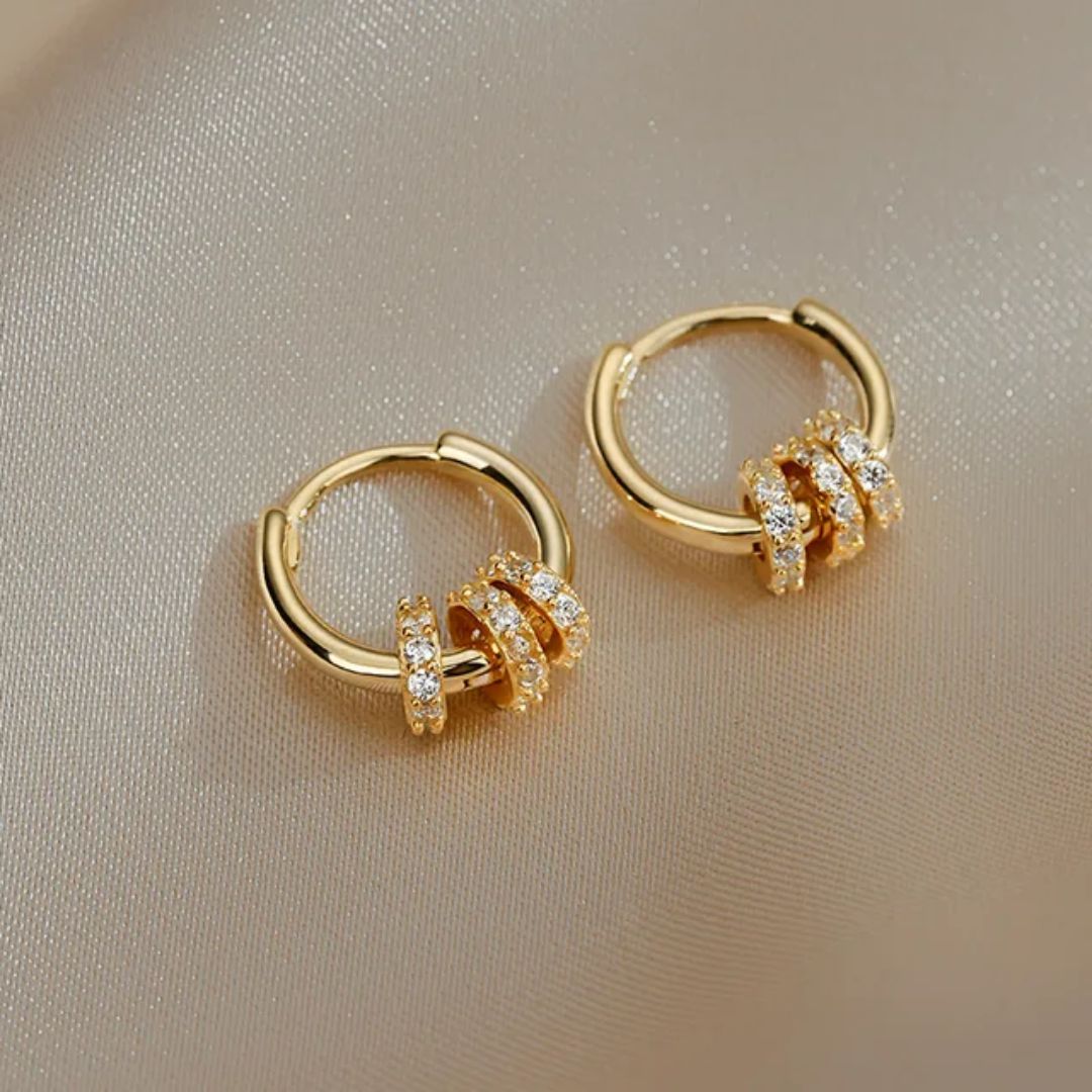 Bling Blogger Hoops Earrings