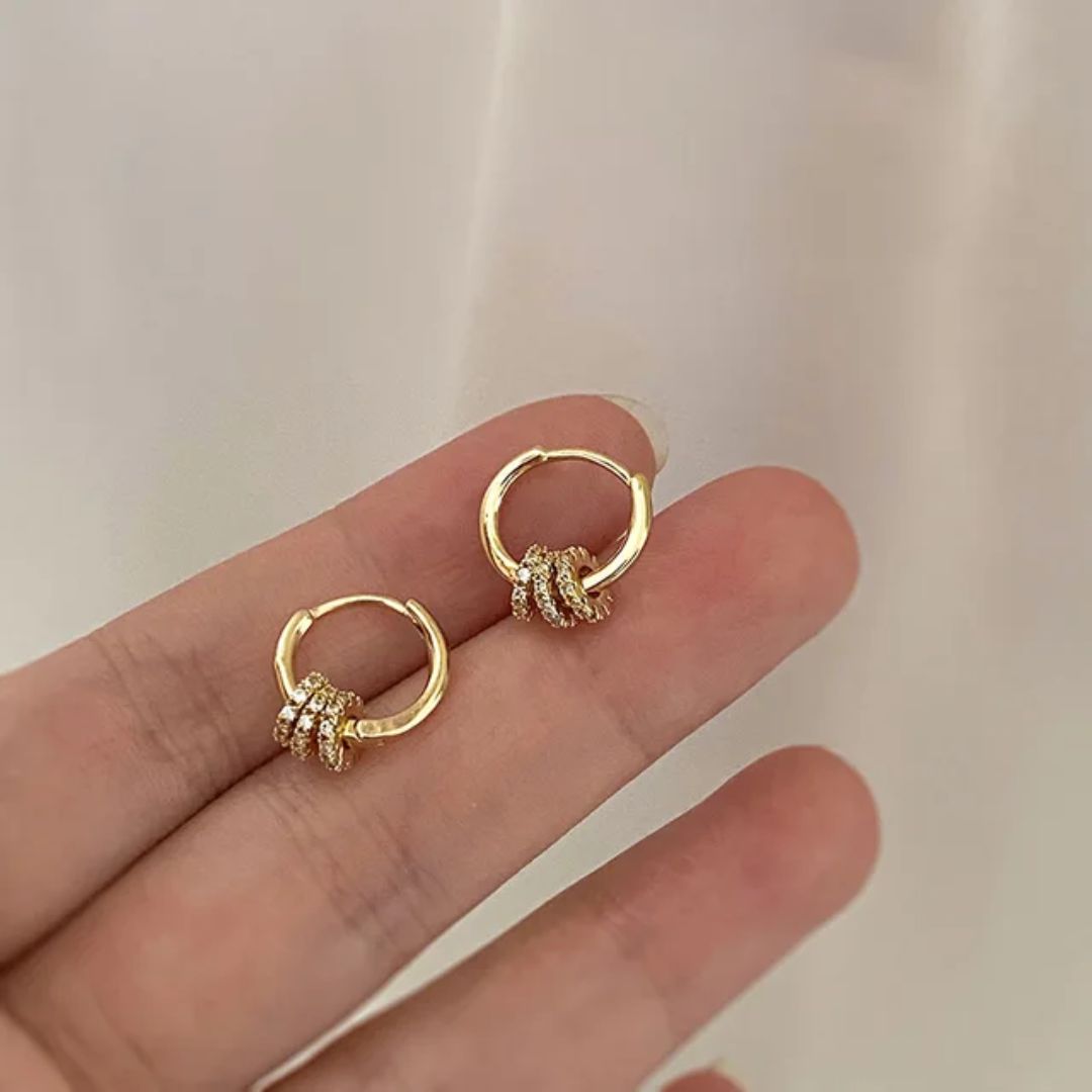 Bling Blogger Hoops Earrings