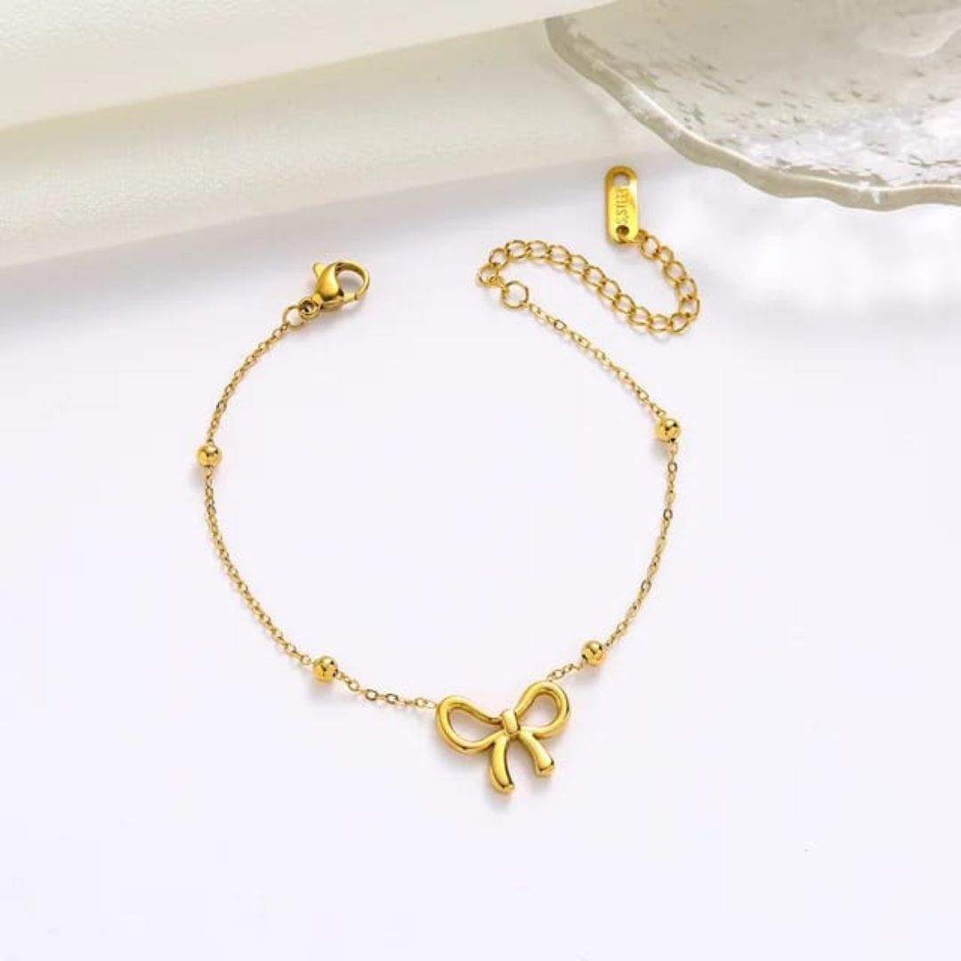 Golden Bow Bracelet