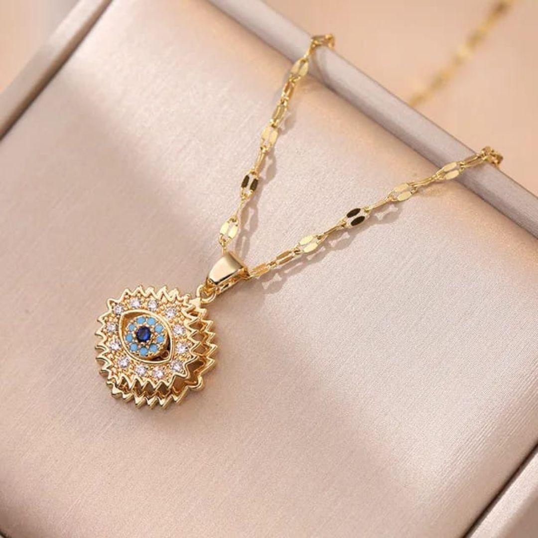 Dazzling Evil eye Neckpiece